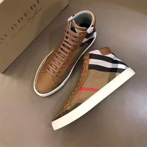 burberry shoes high top|burberry high top sneakers men.